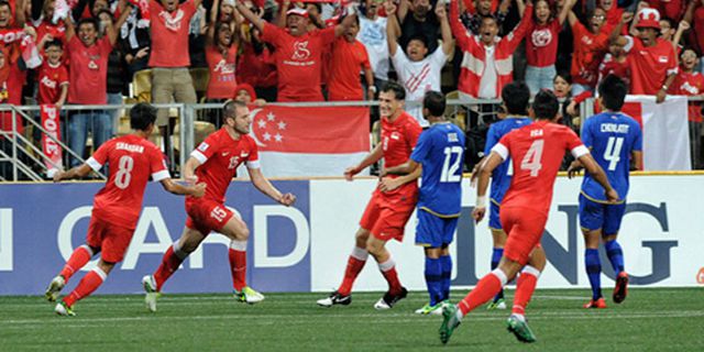 Piala AFF 2012: Singapura Pecundangi Thailand