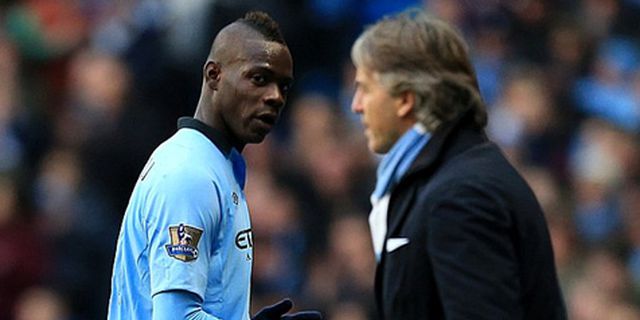 Balotelli vs Mancini di Sesi Latihan City