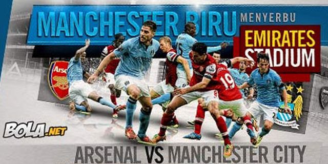 Preview: Arsenal vs Man City, Beda Kepentingan