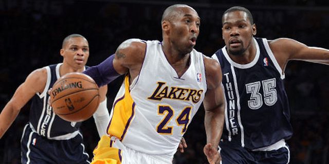 Top Assist, Kobe Buat Lakers Kalahkan Thunder