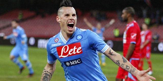 Kalahkan Catania, Napoli Samai Poin Juventus