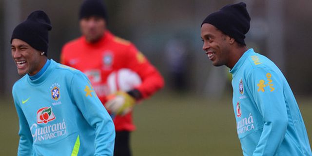 Scolari: Neymar dan Ronaldinho Hanya Beda Usia