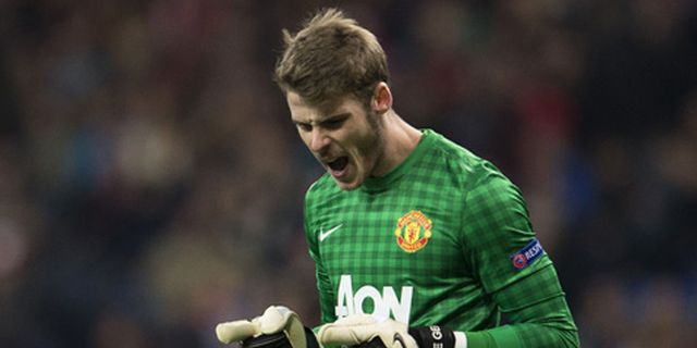 Jelang Leg Kedua, De Gea Enggan Terlena Jelang Leg Kedua, De Gea Enggan Terlena