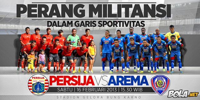 Preview ISL: Persija vs Arema, Perang Militansi