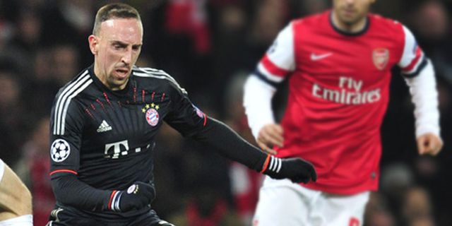 Ribery Puas Bayern Cetak Trigol di Emirates