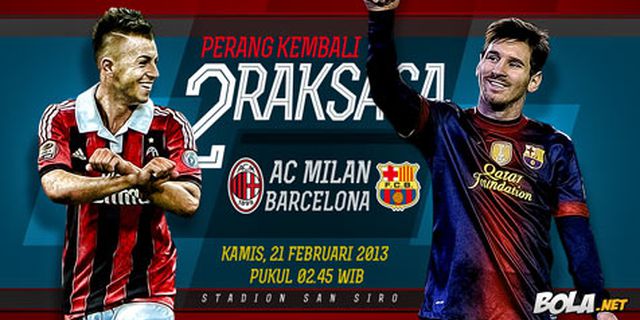 Preview: Milan vs Barcelona, Perang Reputasi Preview: Milan vs Barcelona, Perang Reputasi