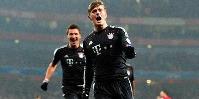 Kroos: Kontra Arsenal, Bayern Tampil Luar Biasa! Kroos: Kontra Arsenal, Bayern Tampil Luar Biasa!