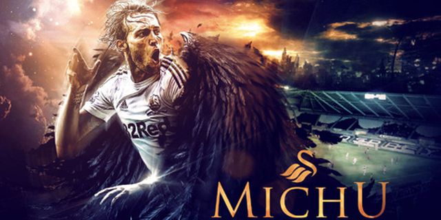 Michu Berharap Laudrup Pimpin Swansea ke Eropa Michu Berharap Laudrup Pimpin Swansea ke Eropa
