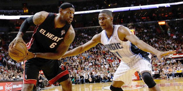 LeBron Menggebrak, Heat Menang Tipis Atas Magic