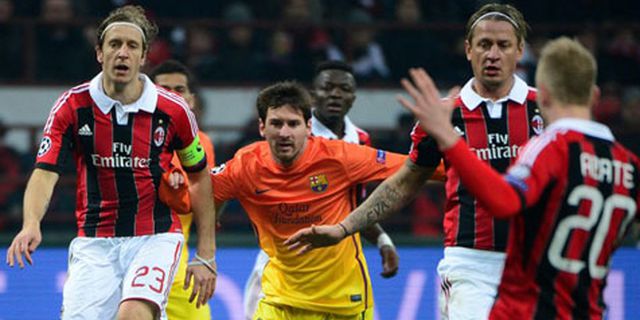 Data dan Fakta 16 Besar UCL: Barcelona vs AC Milan