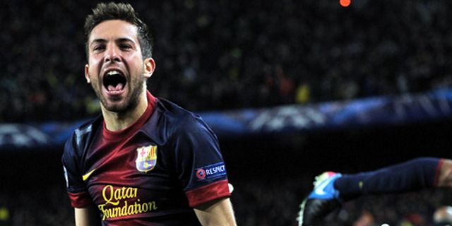 Jordi Alba: Barca Harus Tetap Agresif Jordi Alba: Barca Harus Tetap Agresif