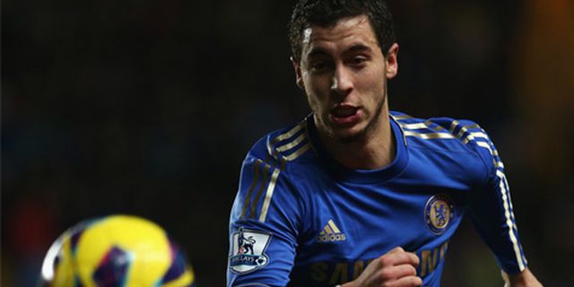 Chelsea Sua Rubin Kazan, Hazard Setengah Hati