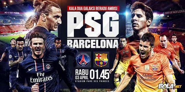 Preview: PSG vs Barca, Duel Adu Ambisi Dua Galaksi