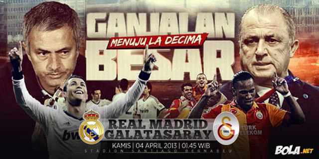 Data dan Fakta Perempat Final UCL: Madrid vs Galatasaray Data dan Fakta Perempat Final UCL: Madrid vs Galatasaray