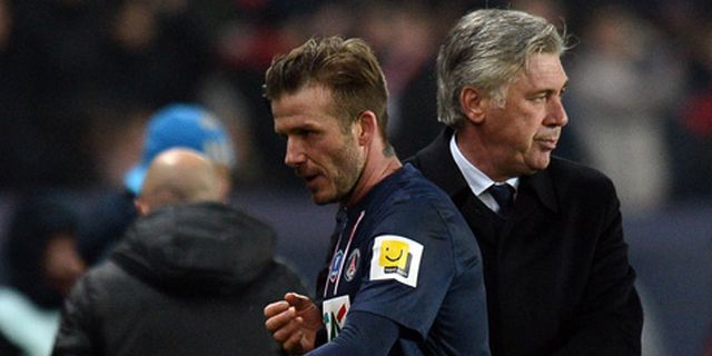 Ancelotti Bantah Dipaksa Mainkan Beckham Ancelotti Bantah Dipaksa Mainkan Beckham