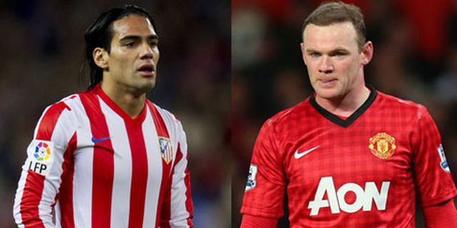 Falcao Datang, Rooney Ditendang?