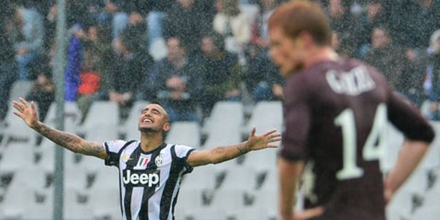 Vidal Cetak Gol Terpentingnya Untuk Juve