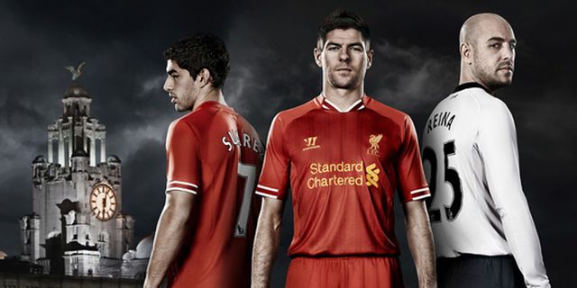 Detail Jersey: Liverpool Home 2013-2014 Detail Jersey: Liverpool Home 2013-2014