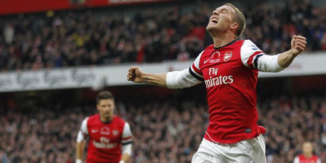 Podolski: Kemenangan Arsenal Lebih Penting