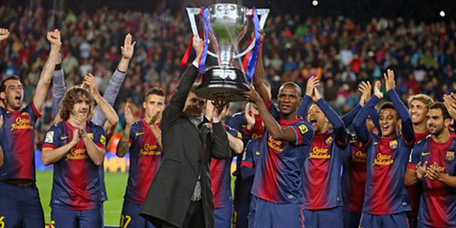 Vilanova: Visca El Barca, Visca Catalunya!