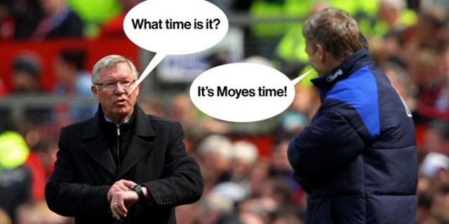 Just For Fun: Lupakan Fergie Time, Saatnya Moyes Time Just For Fun: Lupakan Fergie Time, Saatnya Moyes Time