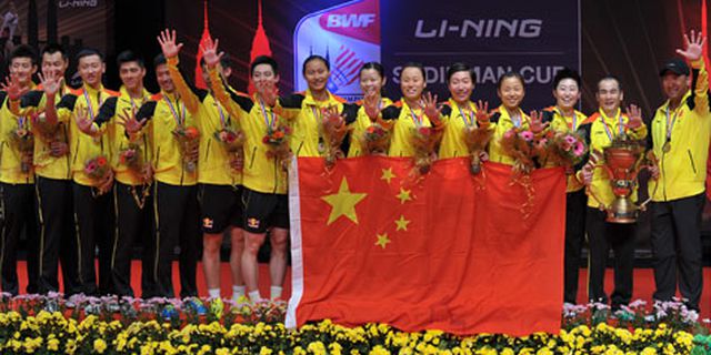 China Kembali Pertahankan Gelar di Piala Sudirman China Kembali Pertahankan Gelar di Piala Sudirman