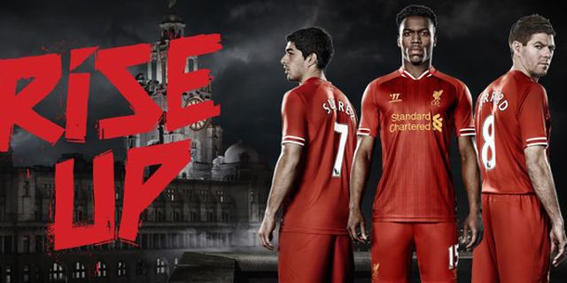 Bocoran Jersey: Liverpool Home, Away dan Ketiga 2013-2014