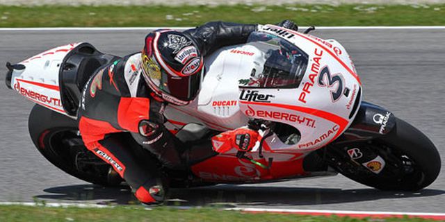 Inilah Aksi Biaggi Saat Jajal Ducati MotoGP di Mugello