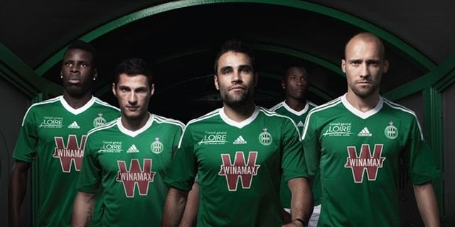 Detail Jersey: Saint-Etienne Home dan Away 2013-2014