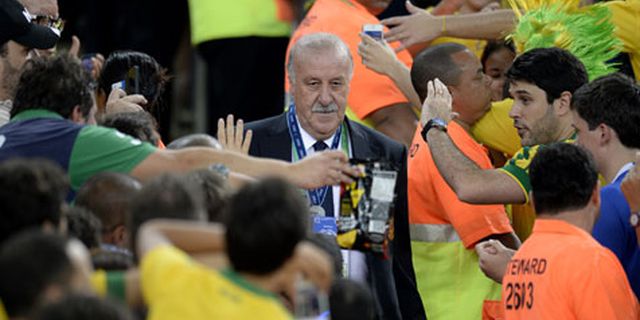 Del Bosque: Brasil Beruntung Cetak Gol Cepat