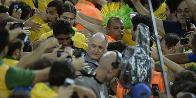 Scolari: Sebenarnya Brasil Tak Berencana Raih Gelar Konfederasi