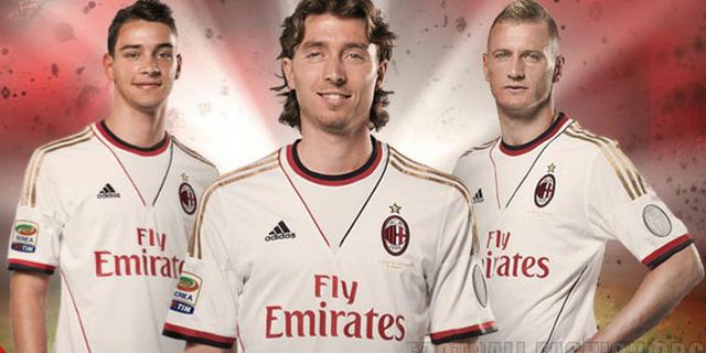 Detail Jersey: AC Milan Away 2013-2014 Detail Jersey: AC Milan Away 2013-2014