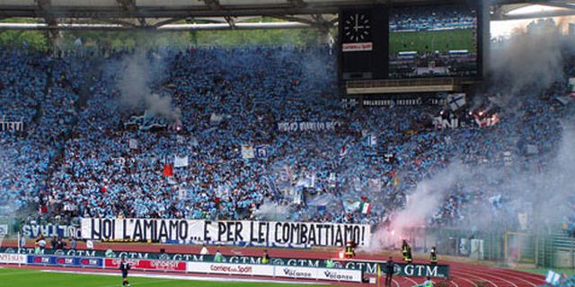 Fans Lazio Kembali Ejek Rival Sekota, AS Roma