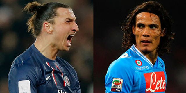 'Ibra Tak Ingin Bermain Dengan Cavani'