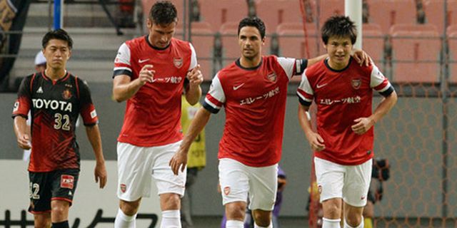 Giliran Nagoya Grampus Jadi Korban Arsenal