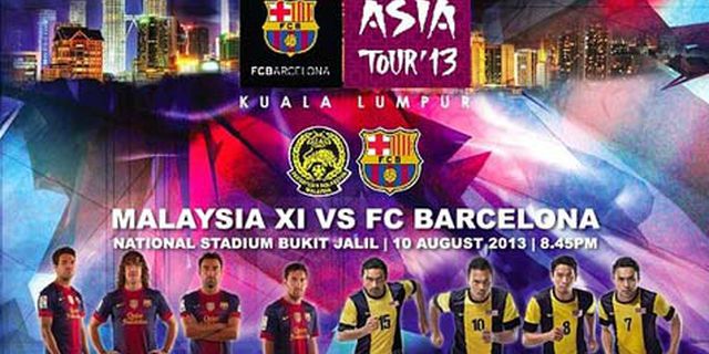 Bola.net Bagikan Tiket Gratis Barcelona FC Asia Tour 2013 di Malaysia Bola.net Bagikan Tiket Gratis Barcelona FC Asia Tour 2013 di Malaysia