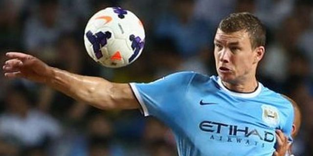 Pellegrini Jadikan Dzeko Striker Utama City Pellegrini Jadikan Dzeko Striker Utama City