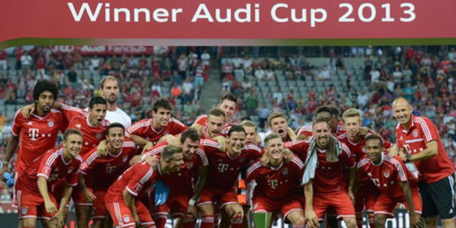 Pukul City, Bayern Sabet Trofi Audi Cup 2013