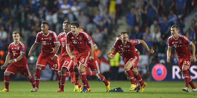 Highlights Piala Super Eropa 2013: Bayern Munich 2-2 Chelsea (P: 5-4)