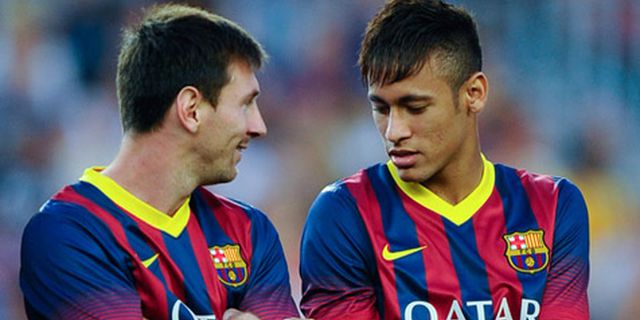 Neymar Menganggap Messi Seperti Cermin