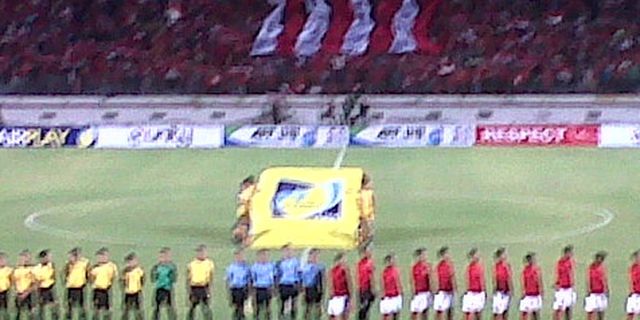 Ribuan Suporter Dukung Perjuangan 'Skuat Garuda Jaya'