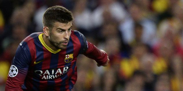 Pique Diragukan Tampil Lawan Rayo