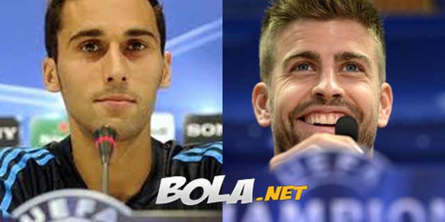 Pique dan Arbeloa Saling Sindir Soal Diving Melalui Twitter