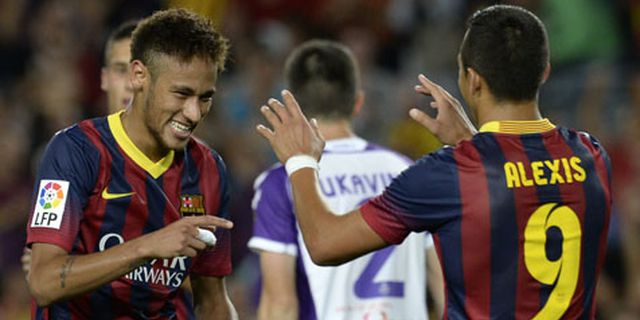 Neymar: Posisi Nomor '9' Hanya Untuk Messi