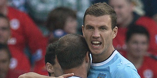 Mata Dzeko Tertuju ke Partai Final Wembley