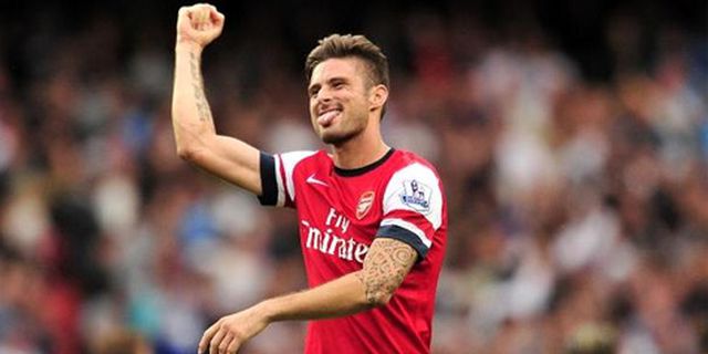 Giroud Percaya Diri Jelang Duel Arsenal - Liverpool