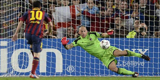 Messi: Saya Sudah Sering Hadapi Abbiati via Penalti