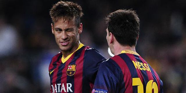 Neymar: Messi Kadang Juga Bisa Kesulitan