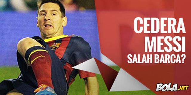 Cedera Messi Salah Barca?