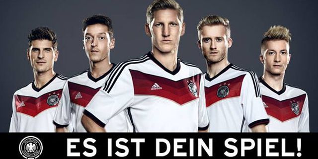 Cara Unik Jerman Rilis Jersey Piala Dunia 2014